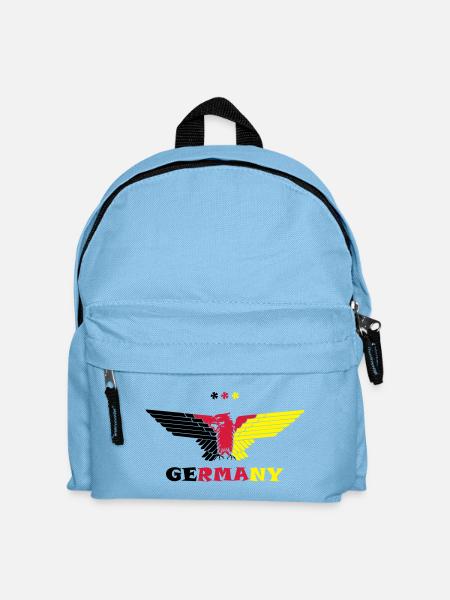 Deutschland Adler Germany colored - Kinder Rucksack - Hellblau