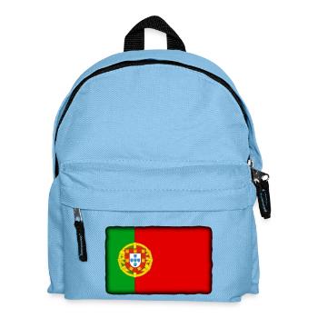 drapeau portugais - Sac à dos Enfant - bleu clair - Devant