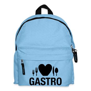 gastro-1 - Kinder Rucksack - Hellblau - Vorne