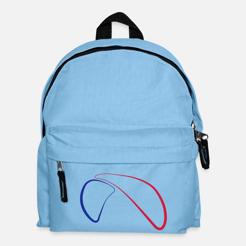 Paragliding Logo 2a - Kids' Backpack - light blue