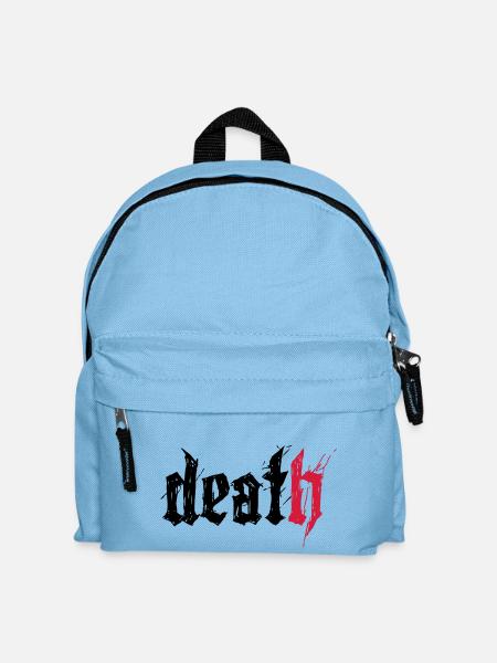death - Kids' Backpack - light blue