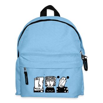 Three friends T-Shirt - Kids' Backpack - light blue - Front