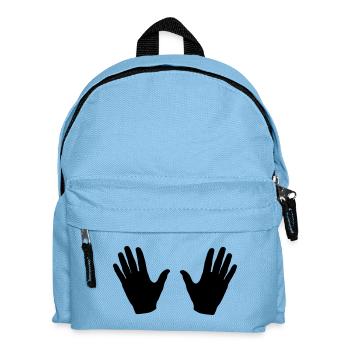 Hands - Kids' Backpack - light blue - Front