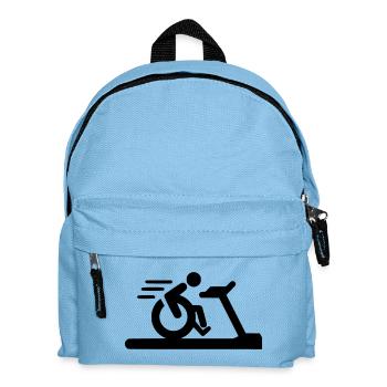 Fitness en fauteuil roulant # - Sac à dos Enfant - bleu clair - Devant
