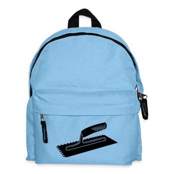 Tiler glue chip or glue comb - Kids' Backpack - light blue - Front