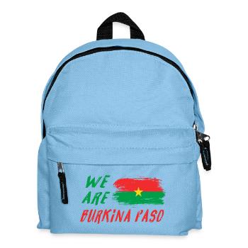 Nous sommes le Burkina Faso - Sac à dos Enfant - bleu clair - Devant