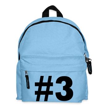 #3 - Kinder Rucksack - Hellblau - Vorne