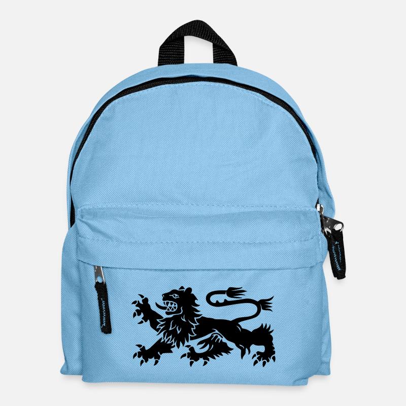 Lion - Sac à dos Enfant - bleu clair