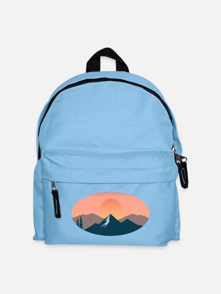 sun set - Sac à dos Enfant - bleu clair