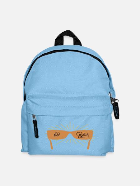 be stylish mit einer Sonnenbrille - Kinder Rucksack - Hellblau