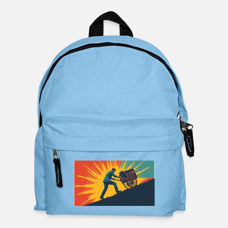 Aller plus loin - Sac à dos Enfant - bleu clair