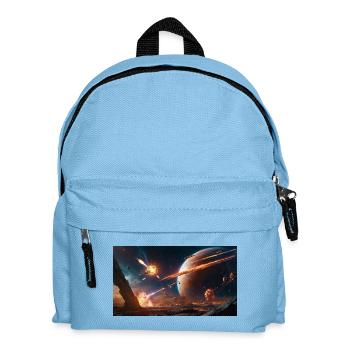 Battle in the Sea of Stars Planetary Collapse - Kids' Backpack - light blue - Front
