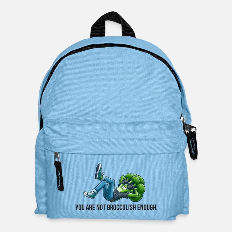 Du bist nicht Broccolish genug - Kinder Rucksack - Hellblau