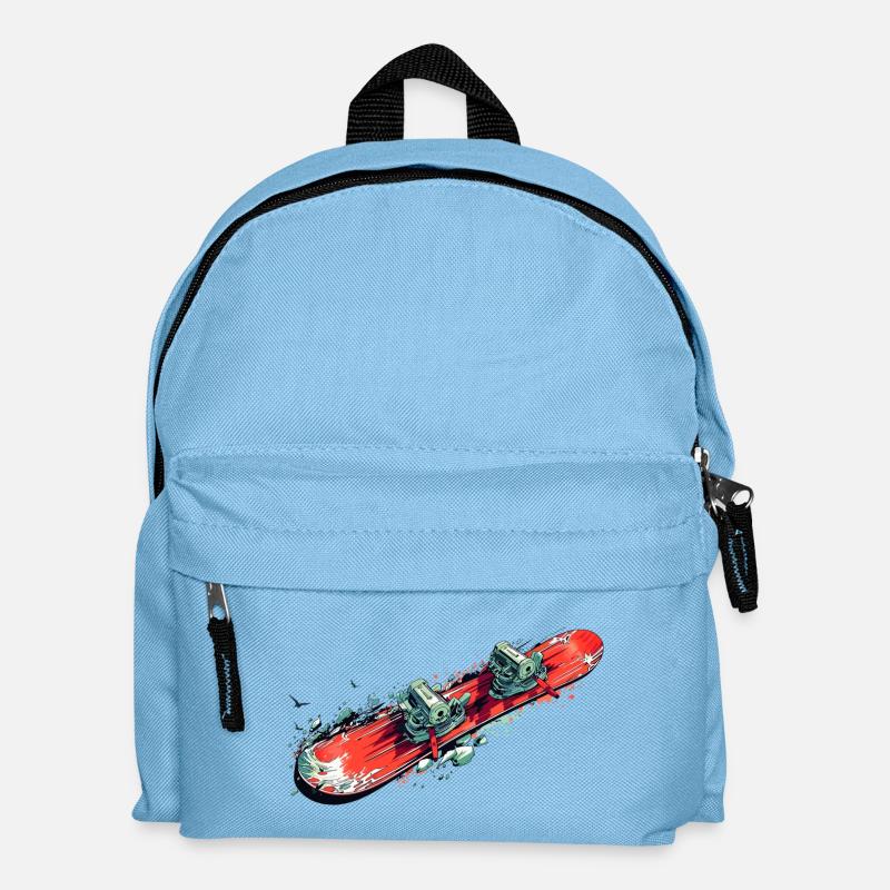 planche à neige - Sac à dos Enfant - bleu clair