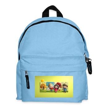 Kinder Puzzle Abenteuer Mehrfarbig - Kinder Rucksack - Hellblau - Vorne