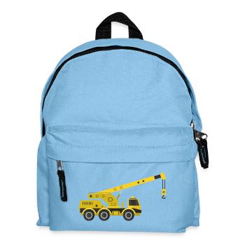 Kranwagen - Kinder Rucksack - Hellblau - Vorne