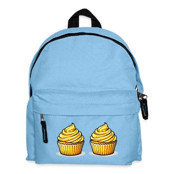 Cupcakes  - Kinder Rucksack - Hellblau - Vorne