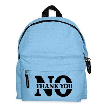 Non merci - Sac à dos Enfant - bleu clair - Devant