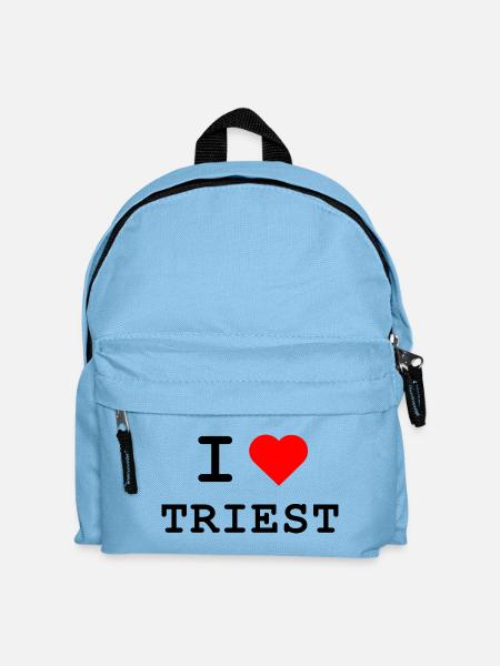 I love Trieste - I love Trieste - Kids' Backpack - light blue