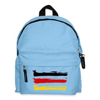 Deutschland  - Kinder Rucksack - Hellblau - Vorne