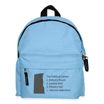 Political Career: Delivery to Plenary - Kids' Backpack - light blue - Front