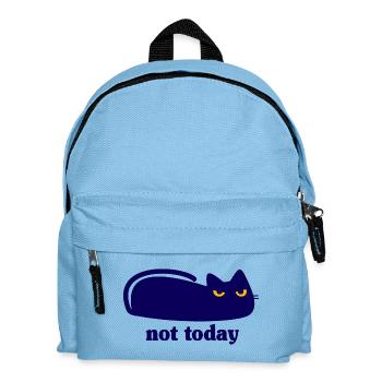 Chat pas paresseux aujourd’hui - Sac à dos Enfant - bleu clair - Devant