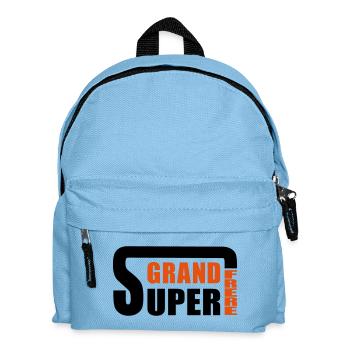 Super GRAND FRERE - Sac à dos Enfant - bleu clair - Devant