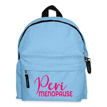 Ménopause Femmes Périménopause - Sac à dos Enfant - bleu clair - Devant
