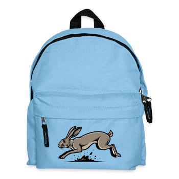 Wild Hare Hare Speed Race Nature - Kids' Backpack - light blue - Front