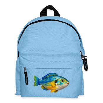 Colorful Fish Aquarium Lover - Kids' Backpack - light blue - Front