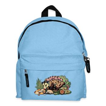 Maman opossum avec sa progéniture - Sac à dos Enfant - bleu clair - Devant