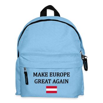 Make Europe Great Again – Austria - Kids' Backpack - light blue - Front