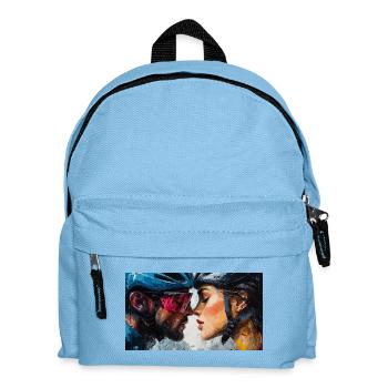 Rennrad Liebe – Radsport Tasse für Paare - Kinder Rucksack - Hellblau - Vorne