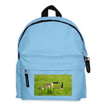 Gans - Kinder Rucksack - Hellblau - Vorne