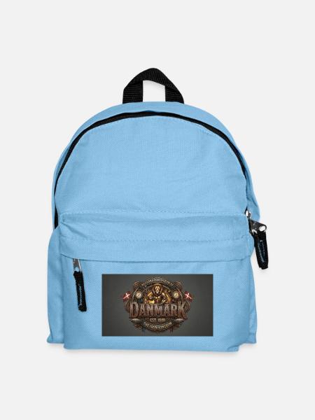 Mechanical Kingdom of Danmark - Kinder Rucksack - Hellblau