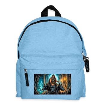 Hades erlaubt Herakles, Cerberus zu nehmen - Kinder Rucksack - Hellblau - Vorne