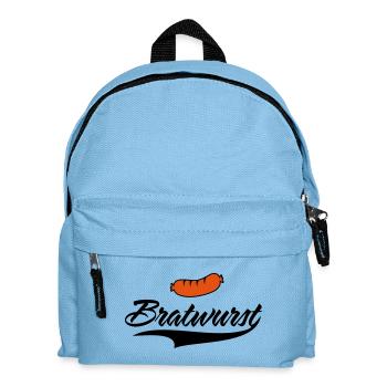 bratwurst - Kids' Backpack - light blue - Front