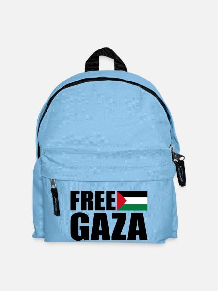 Free gaza - Kinder Rucksack - Hellblau