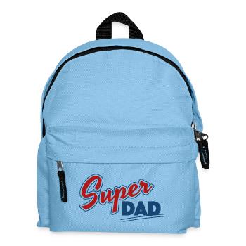 Super Dad Design - Kinder Rucksack - Hellblau - Vorne