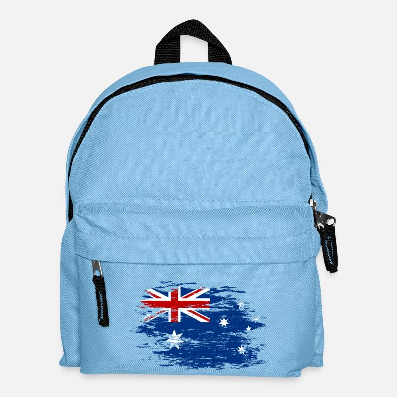 Australien Flagge used - Kinder Rucksack - Hellblau