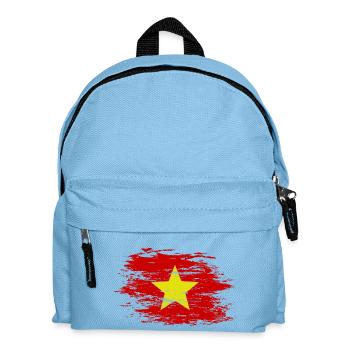 Vietnam flag used - Kids' Backpack - light blue - Front