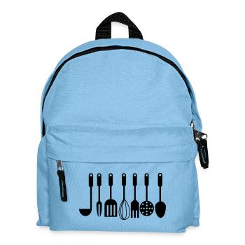 Kitchen utensils - Kids' Backpack - light blue - Front