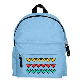 DAD. FATHER'S DAY. HAPPY FATHER'S DAY. HAPPY BIRTHDAY. - Kids' Backpack - light blue - Front