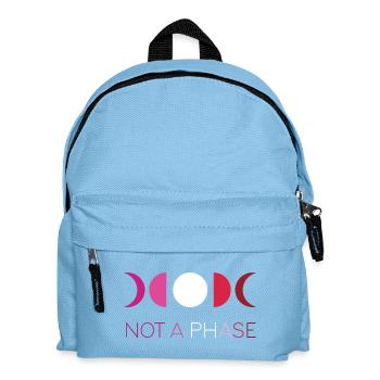 LGBTQ Pride Month - Keine Phase - Lesbisch - Kinder Rucksack - Hellblau - Vorne