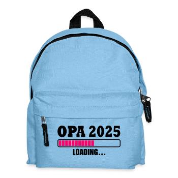 Opa 2025 - Kinder Rucksack - Hellblau - Vorne
