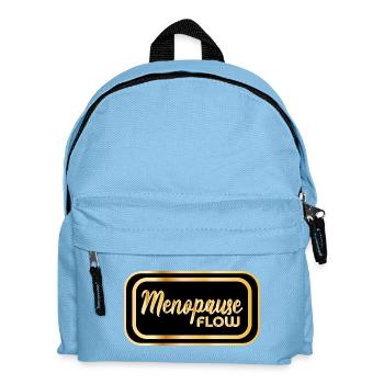 MENOPAUSE WECHSELJAHRE FRAUEN - Kinder Rucksack - Hellblau - Vorne