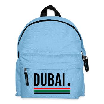 Dubaï – Chemise streetwear Skyline - Sac à dos Enfant - bleu clair - Devant