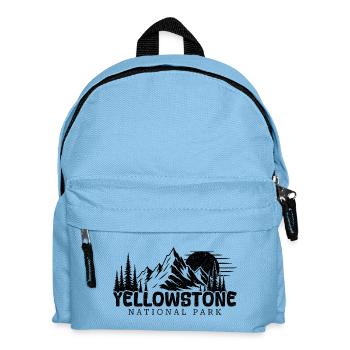 Yellowstone National Park Love Hiking - Kids' Backpack - light blue - Front