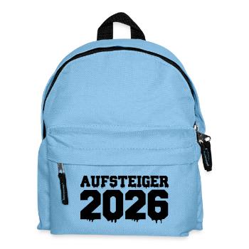 Aufsteiger 2026 - Kinder Rucksack - Hellblau - Vorne