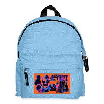 Collage Pop Silhouettes - Sac à dos Enfant - bleu clair - Devant